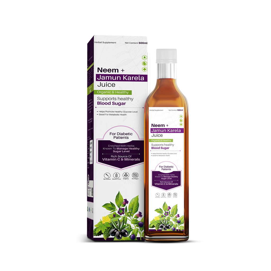 Neem jamun karela juice