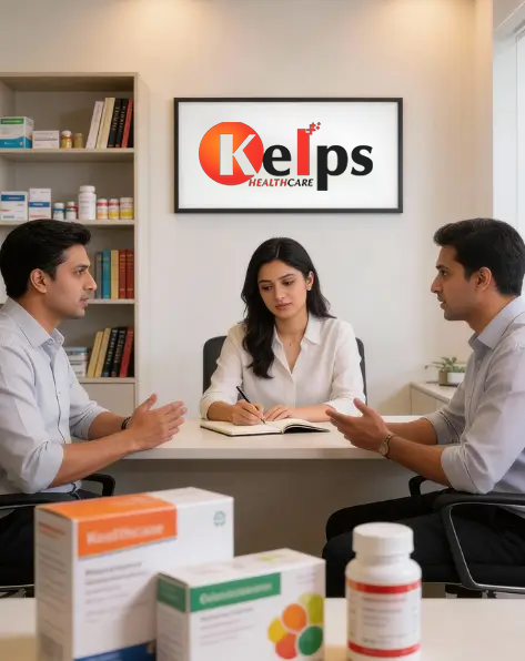 Kelps Healthcare PCD pharma product range
